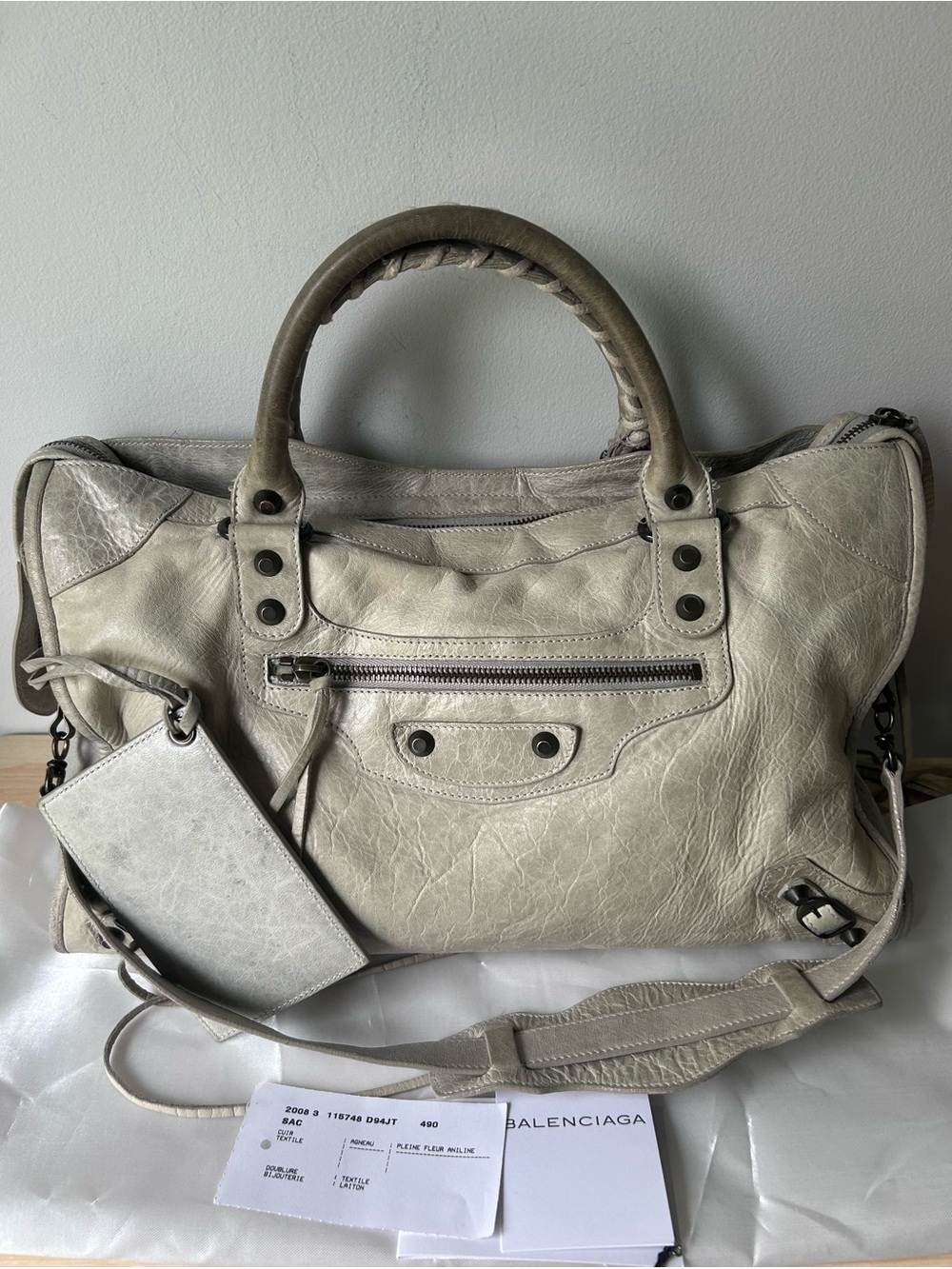 Balenciaga City Bag Argent